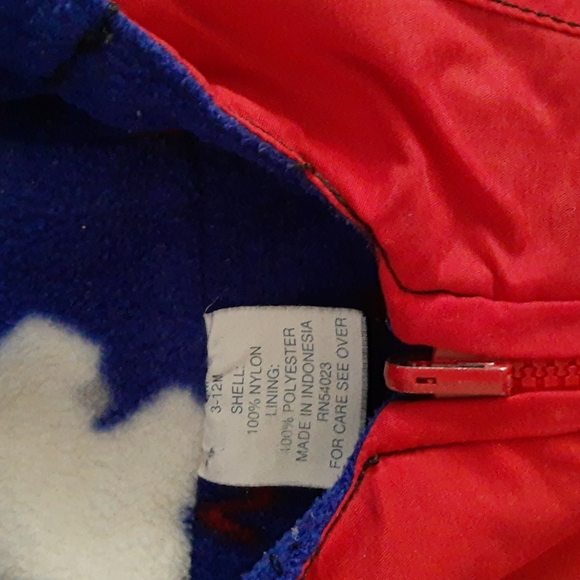 Baby Gap Jacket 3-12 mos Polar Bears & Penguins VTG 90s - Picture 3 of 6